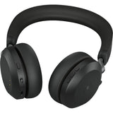 Jabra evolve2 75 on-ear headset (zwart, link380c, microsoft teams)