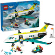 Lego ® city ambulancevliegtuig, speelgoedvliegtuig - 60465