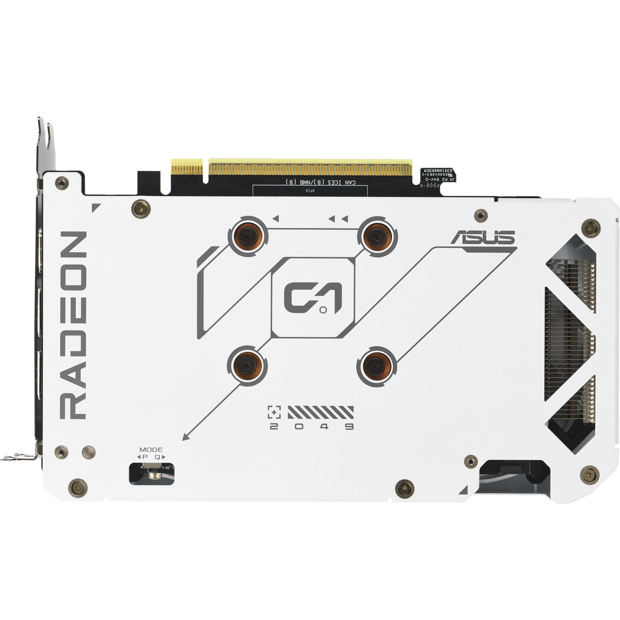 Asus radeon rx 9060 xt dual white edition 16gb grafische kaart (wit, rdna4, gddr6, 2x displayport, 1x hdmi 2.1)