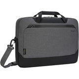 Targus cypress 15.6” briefcase with ecosmart laptoptas (grijs)