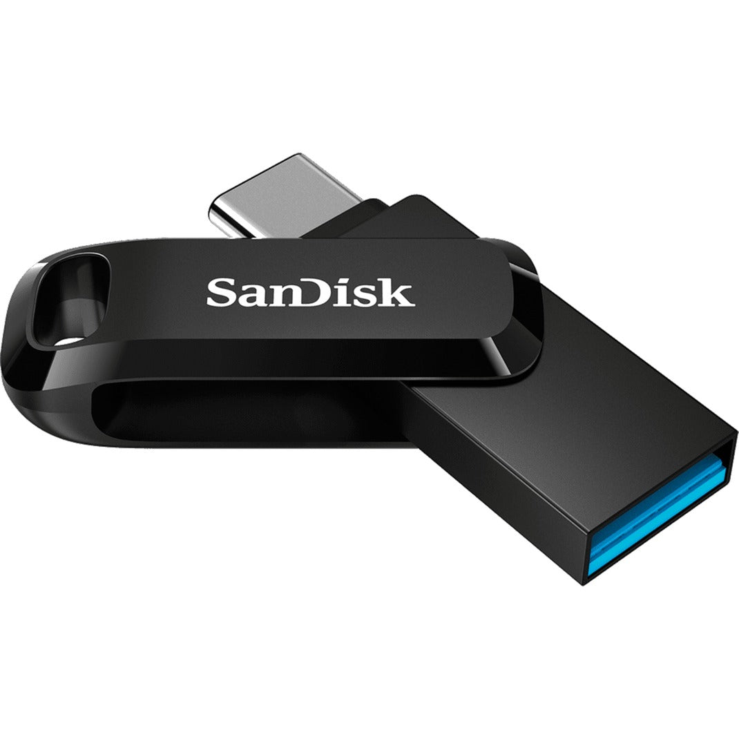 Sandisk ultra dual drive go 128 gb usb-stick (zwart, usb-a 3.2 (5 gbit s), usb-c 3.2 (5 gbit s))