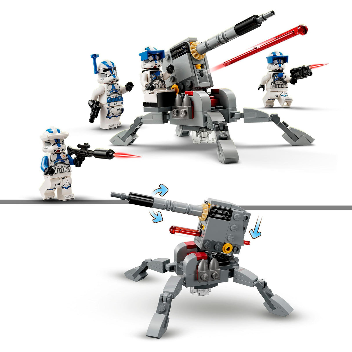Lego star wars 501st clone troopers battle pack bouwbaar speelgoed met minifiguren - 75345