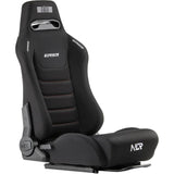 Next level racing ers3 elite reclining seat - fabric simaero mesh edition racestoel (zwart)