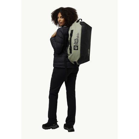 Jack wolfskin all-in duffle 35 rugzak (lichtgroen, 35 liter)