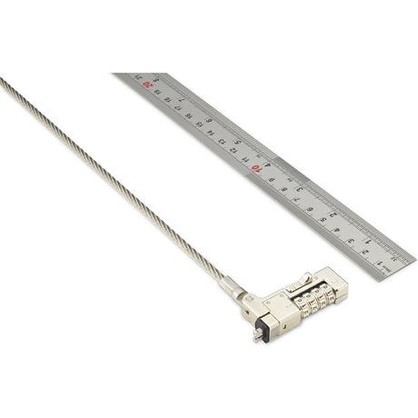 Kensington slim nanosaver 2.0 eq combination laptop lock diefstalbeveiliging (zilver)