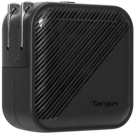 Targus 65w gan wall charger (zwart, 1x usb-c, 1x usb-a)