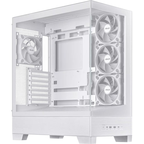 Asus a31 plus midi tower behuizing (wit | 2x usb-a | 2x usb-c | tempered glass)