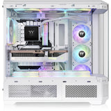 Thermaltake view 600 tg snow big tower behuizing (wit | 2x usb-a | 1x usb-c | tempered glass)