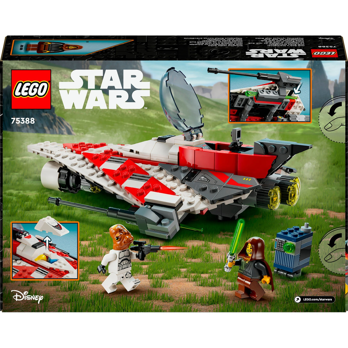 Lego star wars - jedi bobs starfighter constructiespeelgoed (75388)