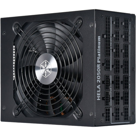 Silverstone hela 2050r platinum, modulaire 2050 watt voeding (zwart, 14x pcie)