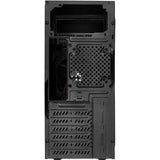 Silverstone sst-ps13b midi tower behuizing (zwart | 2x usb-a)