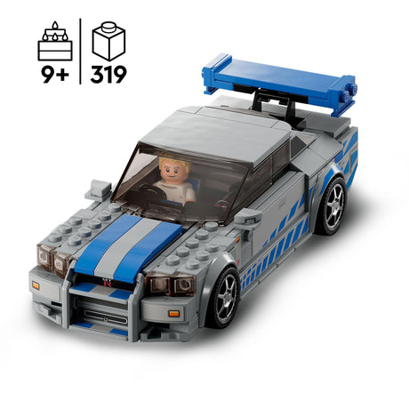 Lego speed champions - 2 fast 2 furious nissan skyline gt-r (r34) constructiespeelgoed (76917)