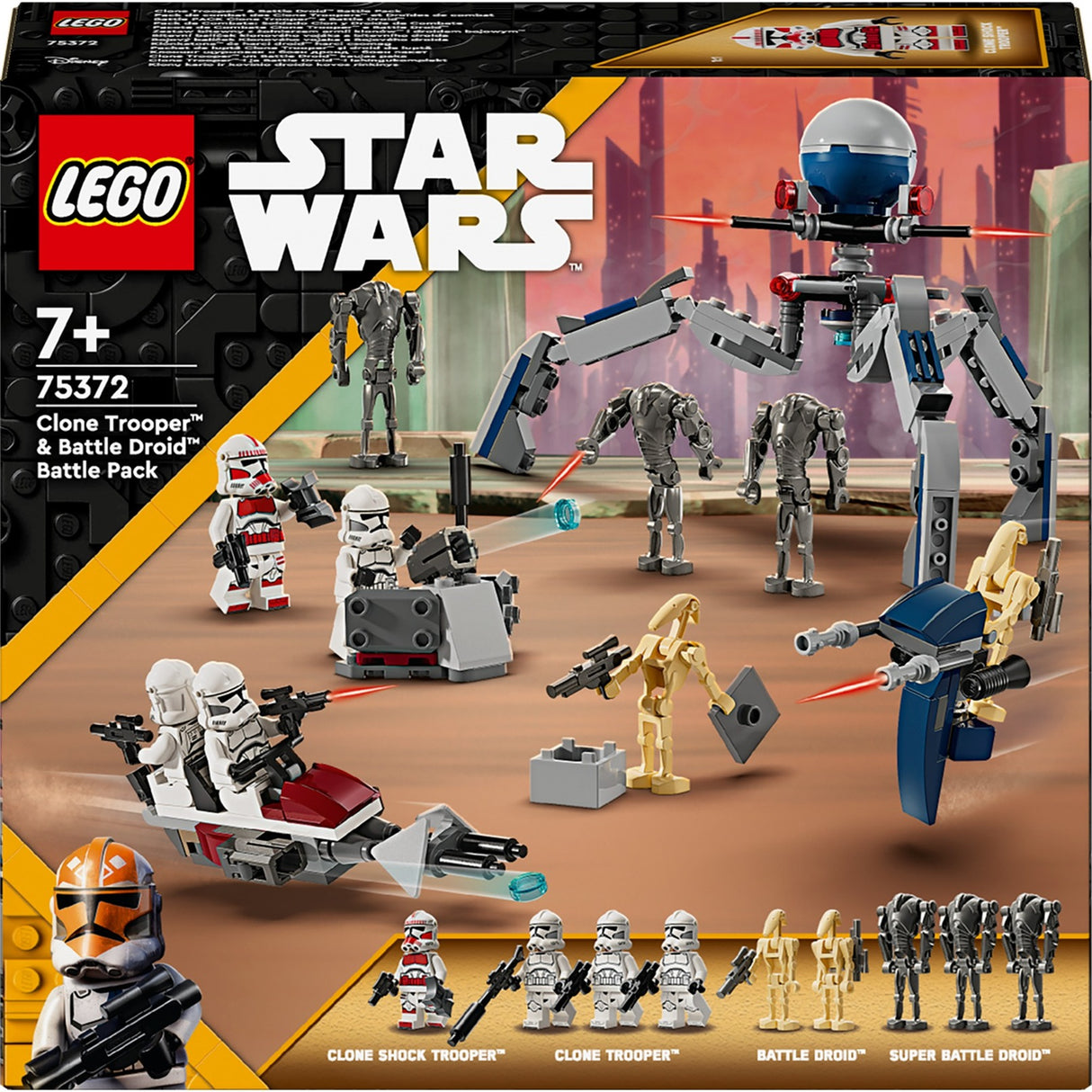 Lego star wars clone trooper™ battle droid™ battle pack - 75372