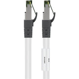 Goobay cat.8.1 netwerkkabel (wit, 0,5 meter, s ftp (pimf), rj-45)