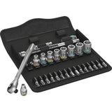 Wera 8100 sa 7 zyklop metal-ratelset doorsteekvierkant 1 4 gereedschapsset (28-delig)