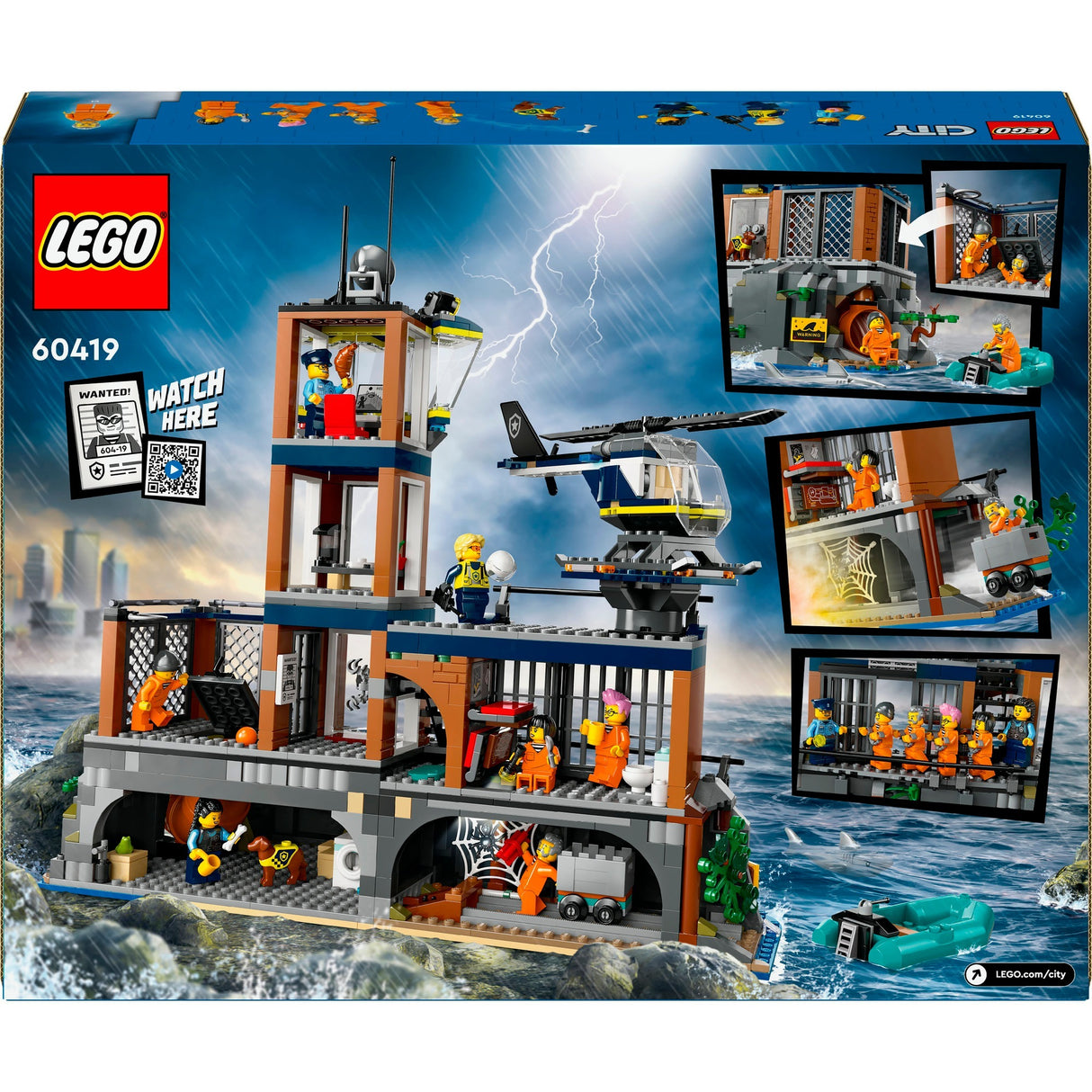 Lego city - politiegevangeniseiland constructiespeelgoed (60419)
