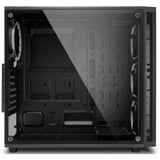 Sharkoon tg4m rgb midi tower behuizing (zwart | 2x usb-a | rgb | tempered glass)