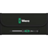 Wera kraftform 12sb1 micro-schroevendraaierset (zwart groen, voor elektrische apparaten)