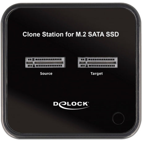 Delock m.2 docking station voor 2x m.2 sata ssd (zwart)
