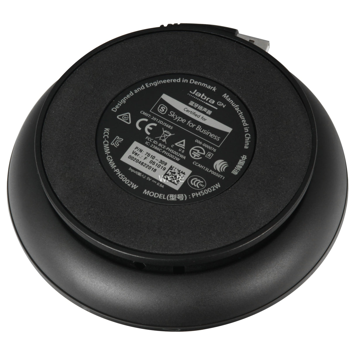 Jabra speak 510 ms carkit speakerphone (zwart, usb, bluetooth)