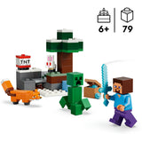 Lego minecraft steve's taiga-avontuur videogame bouwpakket voor kinderen - 21583