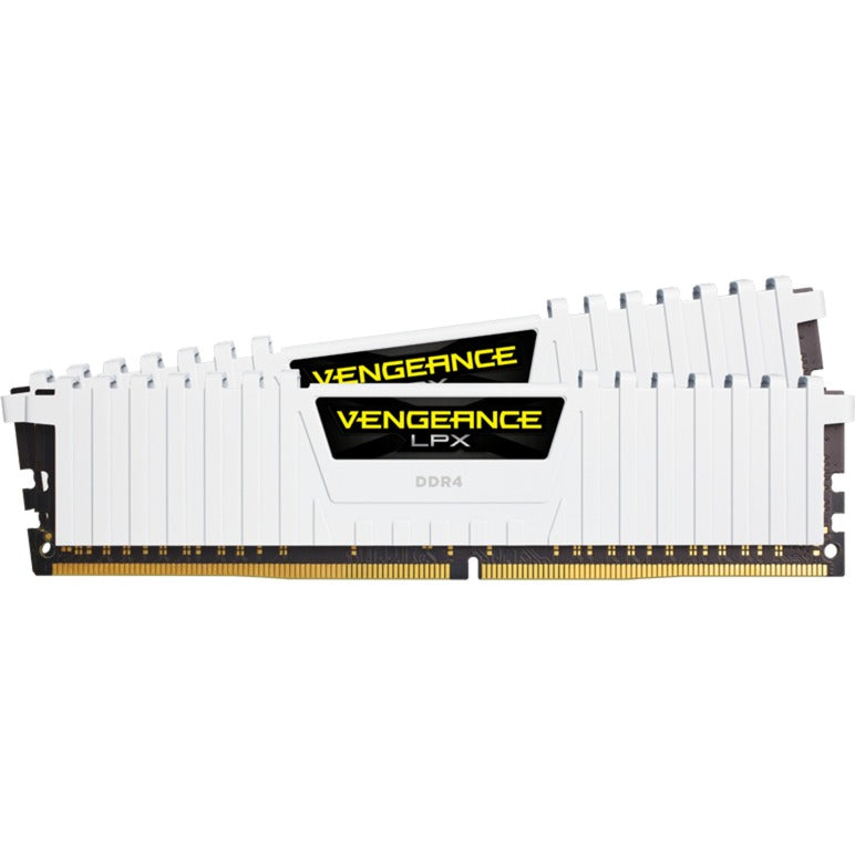 Corsair vengeance lpx 32 gb ddr4-3200 (2x 16 gb) werkgeheugen (wit, cmk32gx4m2e3200c16w, xmp 2.0)