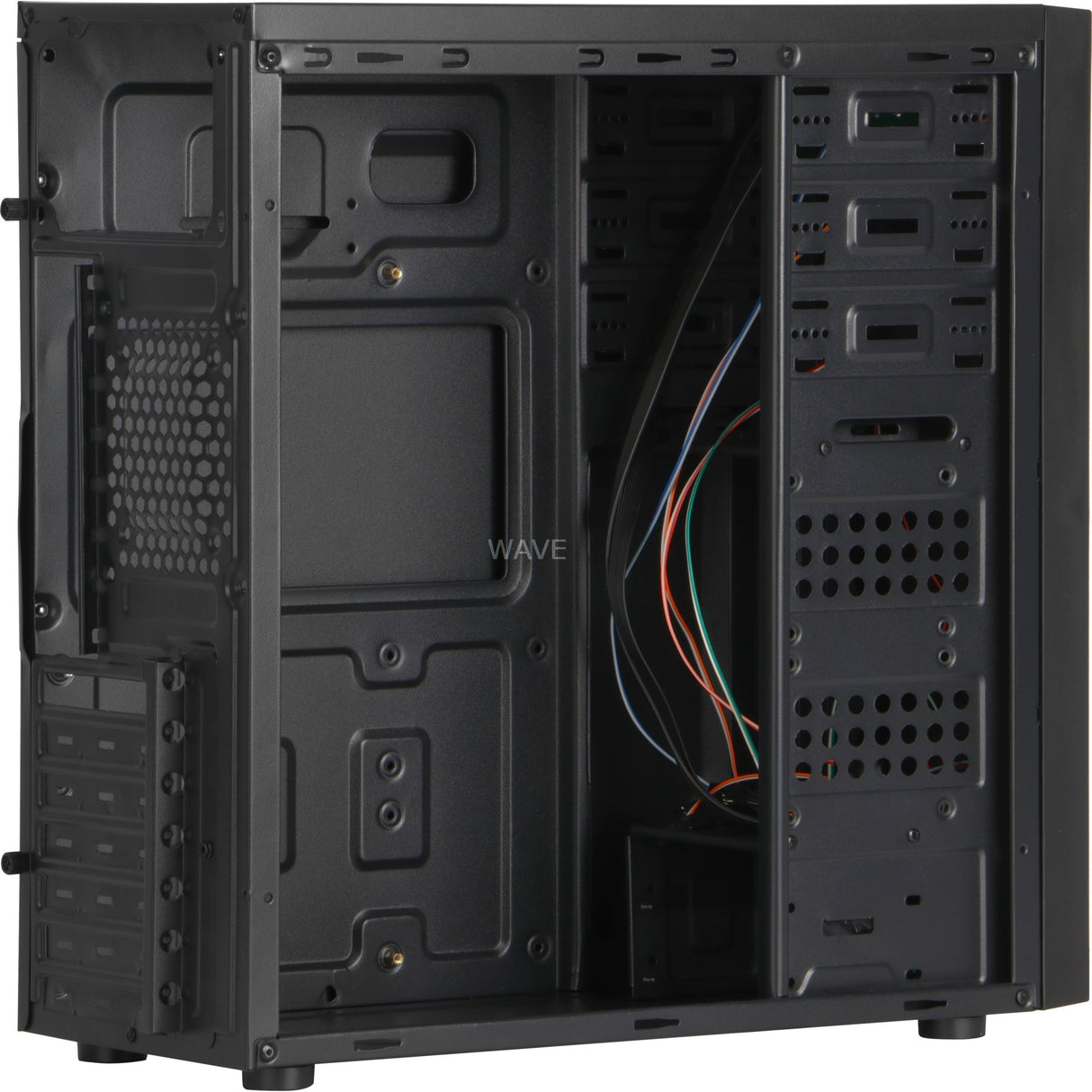 Inter-tech b-42 midi tower behuizing (zwart | 2x usb-a)