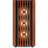 Sharkoon rebel c70g rgb midi tower behuizing (zwart houtkleur | 2x usb-a | 1x usb-c | rgb | tempered glass)