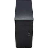 Fractal design core 1100 mini tower behuizing (zwart | 2x usb-a)