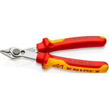 Knipex electronic super knips® vde 78 06 125 elektronica-tang (rood geel)