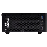 Silverstone sst-ml09b htpc behuizing (zwart | 2x usb-a)