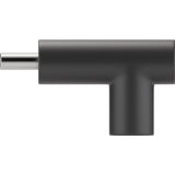 Goobay usb-c (male) naar usb-c (female) 90° adapter (zwart)