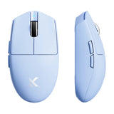 Mchose g3 v2 wireless gaming mouse (blauw, tot 12.000 dpi, 2.4 ghz usb-c bluetooth)