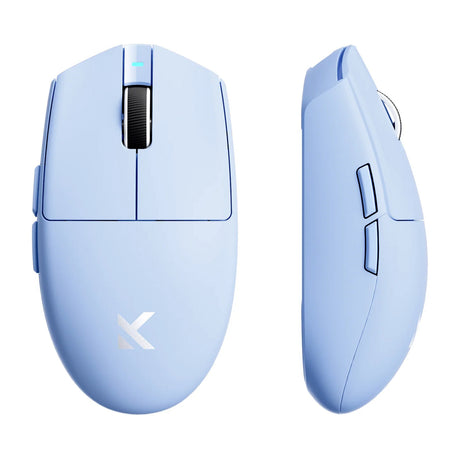 Mchose g3 v2 wireless gaming mouse (blauw, tot 12.000 dpi, 2.4 ghz usb-c bluetooth)