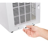 Bestron aac9000 mobiele airconditioner (wit, koelvermogen 2,6 kw | met cfc-vrij koelmiddel | 9000 btu h)