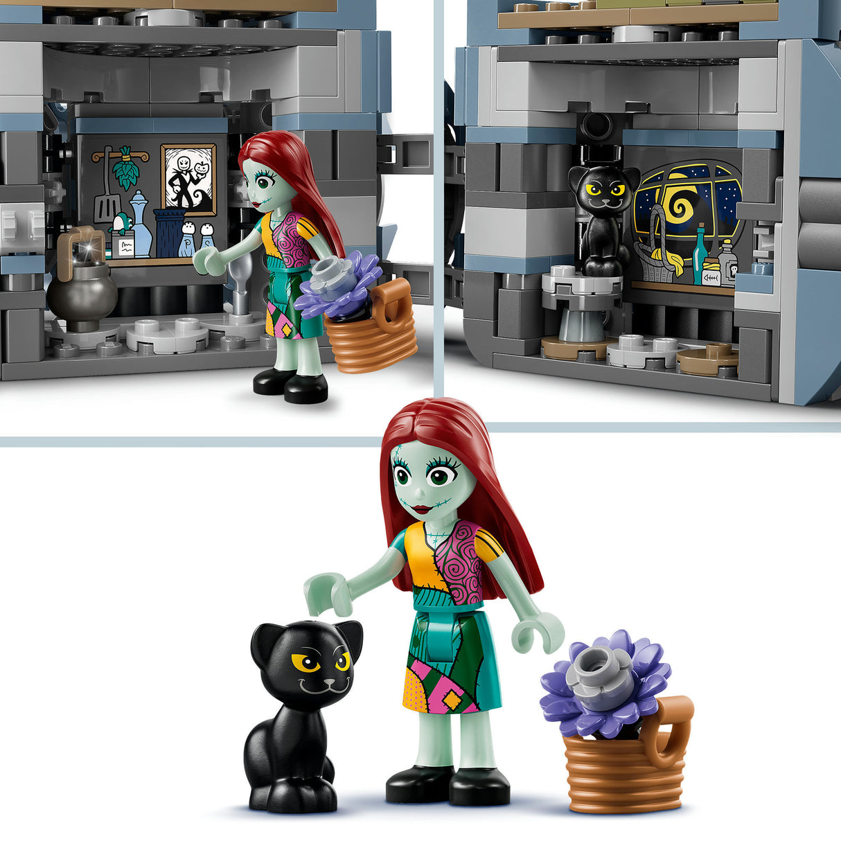 Lego disney 43288 sally's bloempot