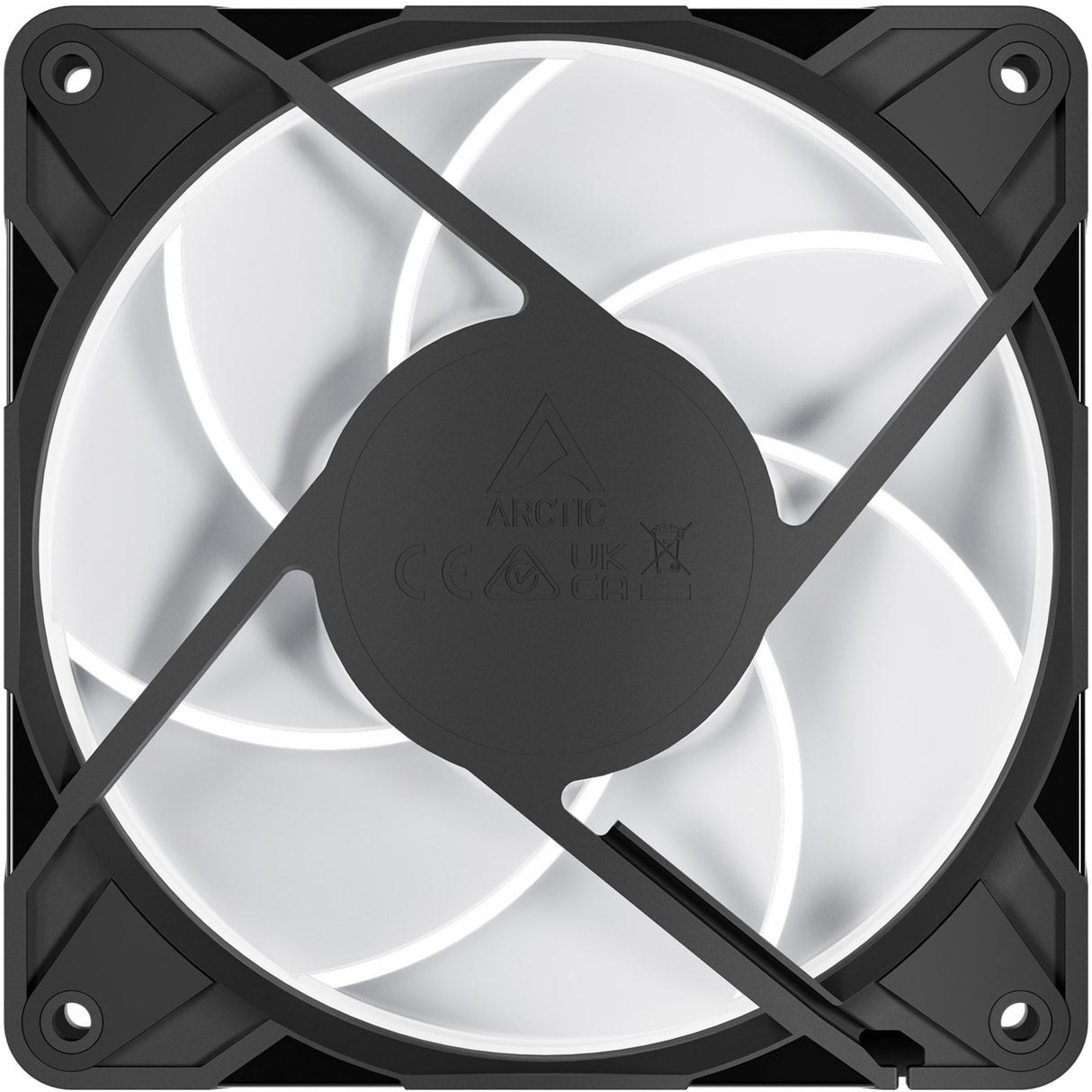 Arctic p12 pro a-rgb case fans (zwart, 3 stuks, 120 x 120 x 25 mm, pwm)