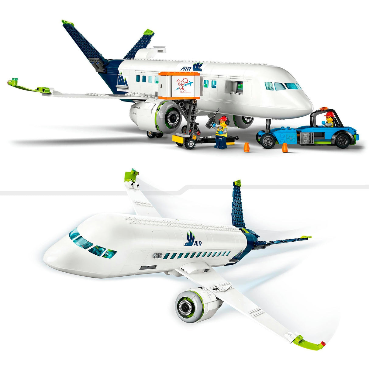 Lego city passagiersvliegtuig vliegtuig speelgoed set - 60367