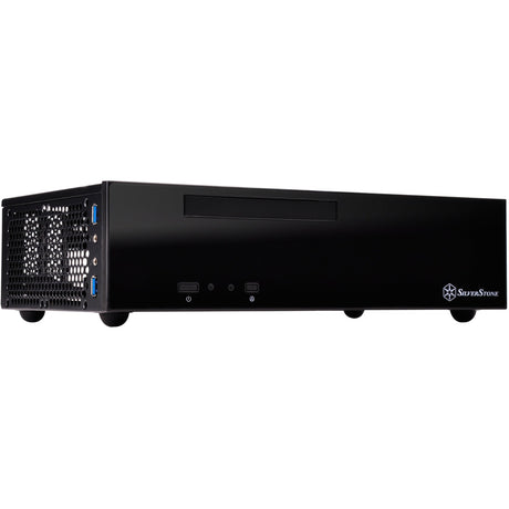 Silverstone sst-ml09b htpc behuizing (zwart | 2x usb-a)
