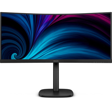 Philips 34b2u3600c 34 curved ultrawide monitor (zwart, hdmi, displayport, 4x usb-a, usb-b, usb-c, rj-45)