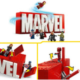 Lego super heroes 76313 marvel logo en minifiguren