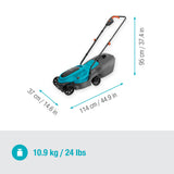 Gardena grasmaaier easymax 32 18v p4a solo