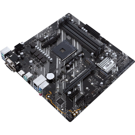 Asus prime b550m-k socket am4 moederbord (zwart wit, raid, gb-lan, sound, µatx)