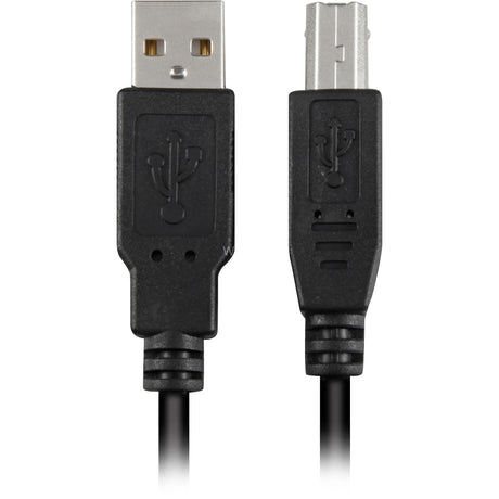 Sharkoon usb-a 2.0 > usb-b kabel (zwart, 5 meter)