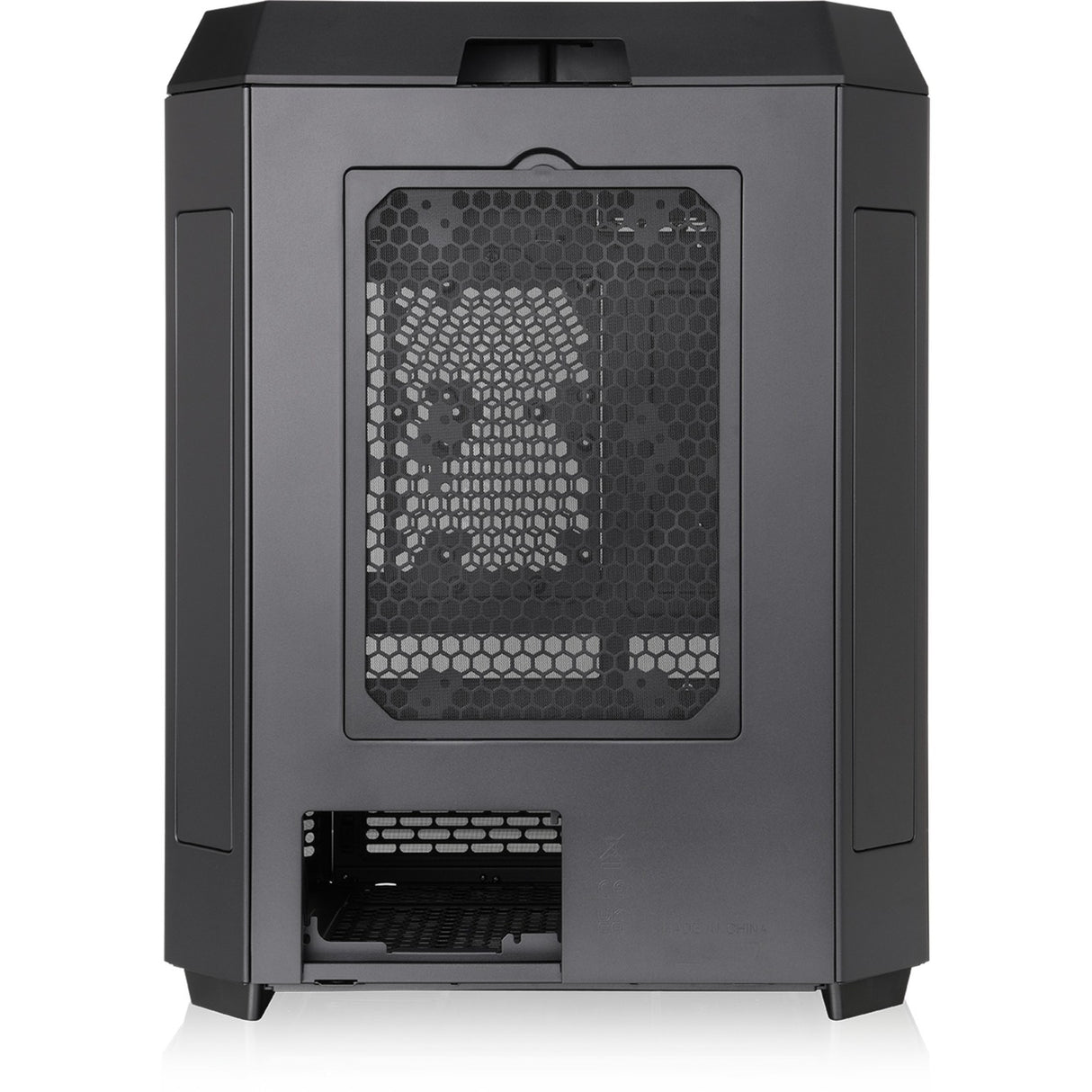 Thermaltake the tower 600 midi tower behuizing (zwart | 4x usb-a | 1x usb-c | tempered glass)