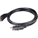 Club 3d hdmi 2.0 360° draaibare kabel (zwart, 2 meter, 4k)
