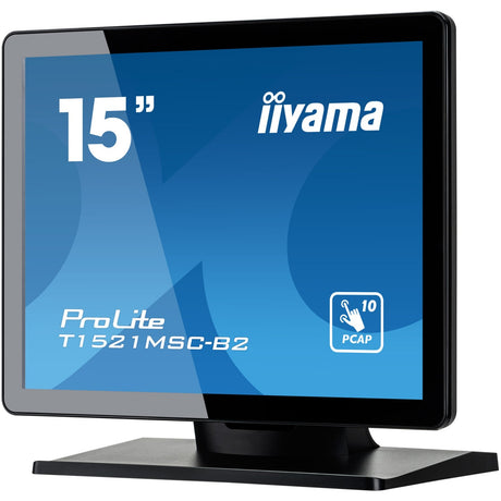 Iiyama prolite t1521msc-b2 15 touchscreen monitor (zwart, hdmi, vga, usb-b)