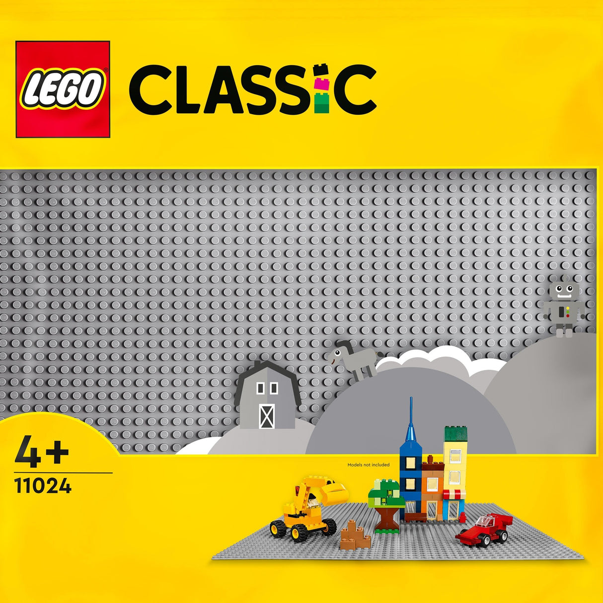 Lego classic grijze bouwplaat 48x48 bouwbord 11024