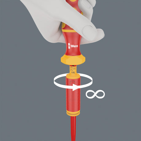 Wera kraftform kompakt vde 16 torque extra slim 1 tool finder schroevendraaier (rood geel, 16‑delig)