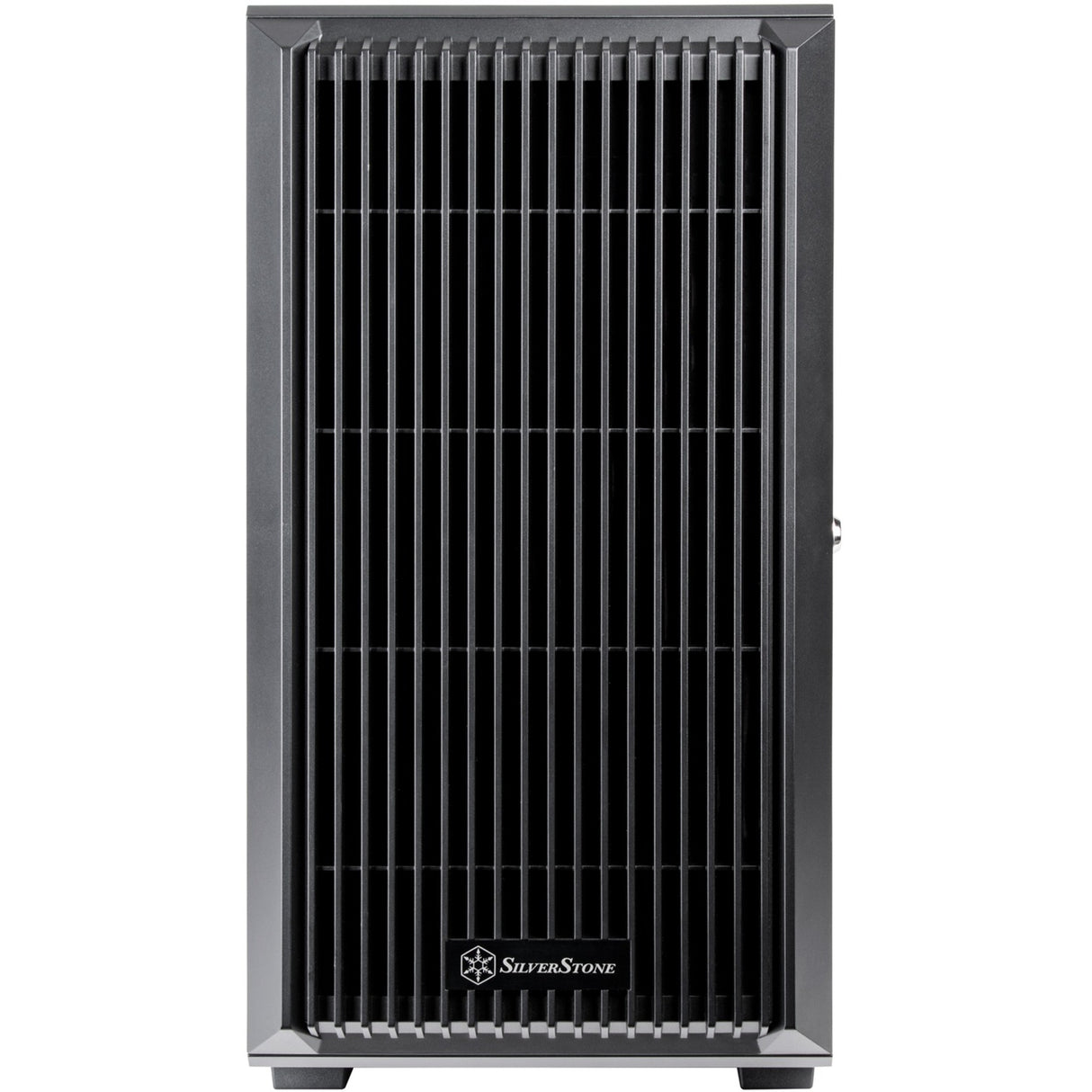 Silverstone cs382 mini tower behuizing (zwart | 2x usb-a | 1x usb-c)